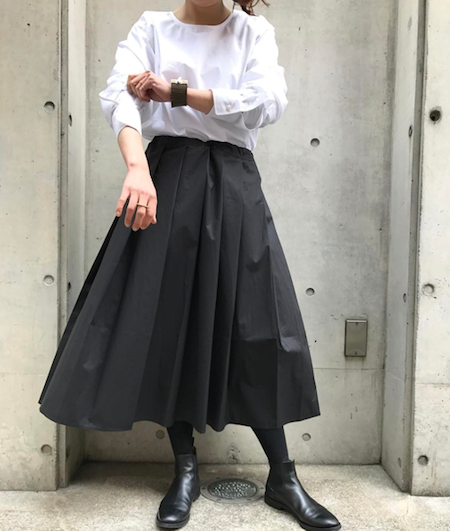 ソフィードールSOFIE D'HOORE プリーツスカート - ひざ丈スカート