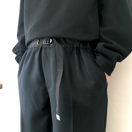 好きに kolor size-2【代官山11】 Black フランネルウールパンツ 21AW