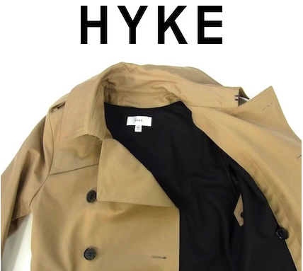 HYKE ( ハイク ) トレンチコートが入荷しました！！/正規通販-FACTORY(ファクトリー) / ARTWORK FUKUOKA