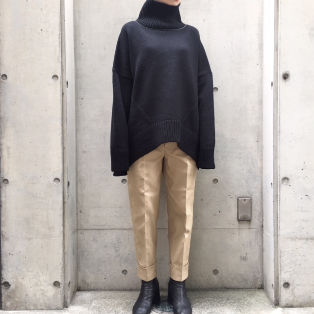 ARTWORK 福岡 CINOH(チノ) DROP SHOULDER TURTLE KNIT/正規通販 ...