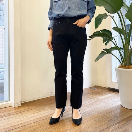 ＊＊＊コメント＊＊＊【美品】マディソンブルー　HEM CUT SLIM FLARE DENIM