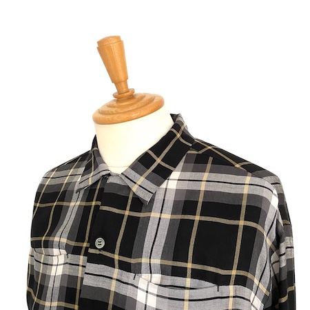 UNDERCOVER(アンダーカバー) タータンチェックオープンカラーシャツ