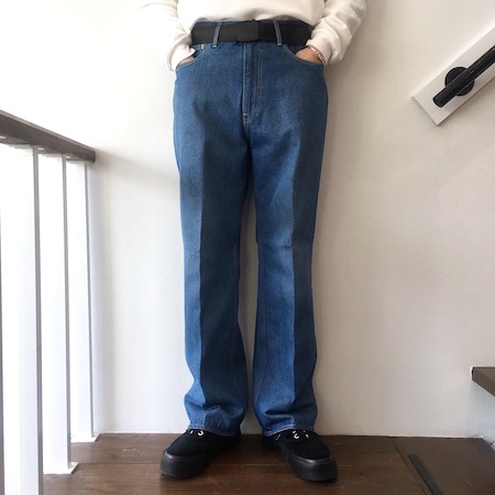 AURALEE (オーラリー/メンズ) WASHED HARD TWIST DENIM 5P PANTS