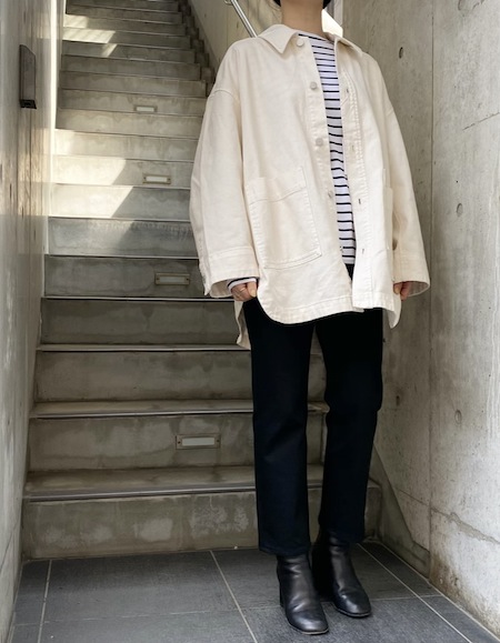 クラネ BACK SQUEEZE DENIM JACKET