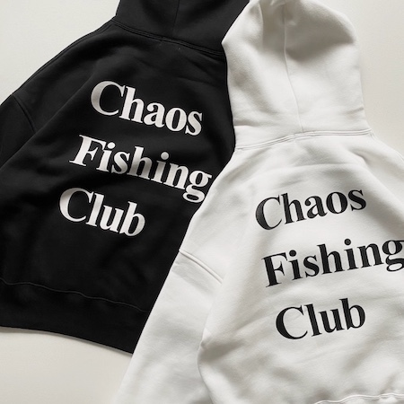袖丈約63cmChaos Fishing Club カオスフィッシングクラブ ロゴパーカー