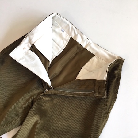 E.TAUTZ (イートウツ) FIELD TROUSERS CORDUROY/正規通販-FACTORY