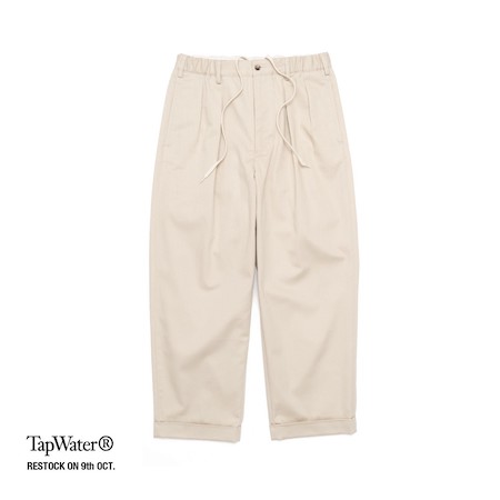 TapWater(タップウォーター) Cotton Ripstop MIlitary Trousers／Cotton Chino Tuck