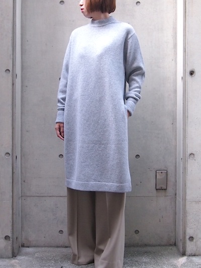ARTWORK 福岡 HYKE(ハイク)CREW NECK SWEATER DRESS/正規通販-FACTORY 