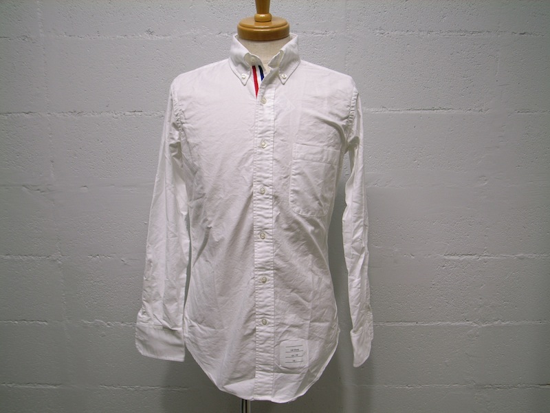 THOM BROWNE L/S B.D. SHIRT WITH TRICO TAPE/正規通販-FACTORY ...