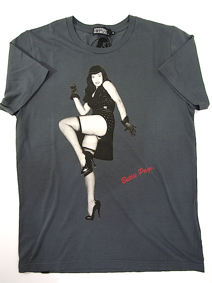 HYSTERIC GLAMOUR Bettie Page Tシャツ/正規通販-FACTORY(ファクトリー) ARTWORK FUKUOKA