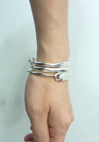 bunney バニー chain bangle L シルバー バングル | creativgroup.net