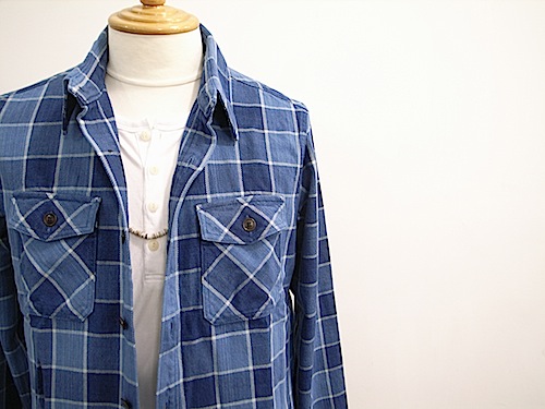 visvim ( ビズビム ) BLACK ELK FLANNEL ( INDIGO CHECK )/正規通販-FACTORY(ファクトリー) /  ARTWORK FUKUOKA(アートワーク福岡)-