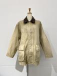 AURALEE ORGANIC COTTON DUCK BLOUSON (LIGHT BEIGE)