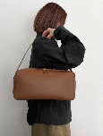 AURALEE LEATHER SQUARE BAG MADE BY AETA (ブラウン)