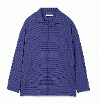 nonnative VOYAGER L/S SHIRT DOBBY CHECK (ネイビー)
