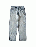 AURALEE FADED SELVEDGE DENIM WIDE PANTS (ライトインディゴ)