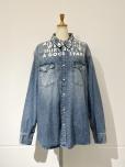 MM6 Maison Margiela ロングスリーブシャツ (BLUE)