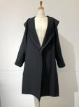 mtmodelist ドローストリングコート(BLACK)