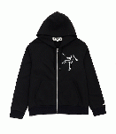 TSTS (ティーエスティーエス) BEAUTY ZIP-UP HOODIE (ブラック)