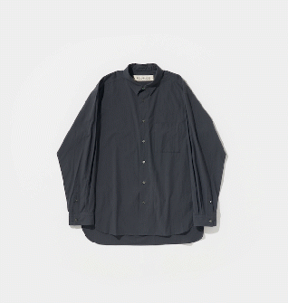 POLYPLOID (ポリプロイド) CLASSIC POCKET SHIRT C (チャコール)