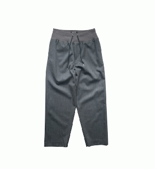 FUMITO GANRYU(フミトガンリュウ) Relaxed Trousers (ダークグレイ)