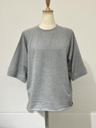 THE SHINZONE INLAYED HALF SLEEVE TEE (GRAY)
