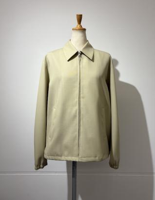 AURALEE WOOL KID MOHAIR HS ZIP BLOUSON (ダスティーベージュ)