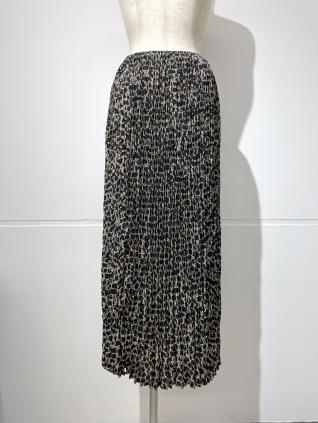 THE SHINZONE PORTO PRINT SKIRT (BLACK)