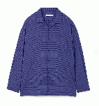 nonnative VOYAGER L/S SHIRT DOBBY CHECK (ネイビー)
