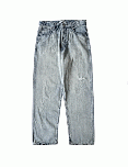 AURALEE FADED SELVEDGE DENIM WIDE PANTS (ライトインディゴ)