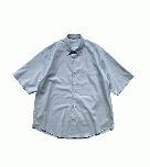 AURALEE FINX TWILL BIG HALF SLEEVED SHIRT (ライトブルー)