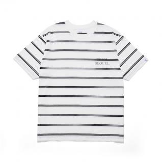SEQUEL BORDER T-SHIRT (SQ-26SS-CS-03/ホワイト×ブラック)