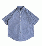 DESCENDANT KENNEDY'S PLAID SS SHIRT (ブルー)
