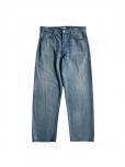 AURALEE SELVEDGE FADED DENIM WIDE PANTS (L.IND)
