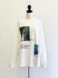 JANE SMITH  CLOSE&PLAID DRESS   L/S T-SHIRT (ホワイト)