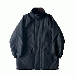 AURALEE FLANNEL PADDED OVER BLOUSON (トップチャコール)