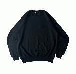 AURALEE LIGHT WOOL SWEAT P/O (ブラック)