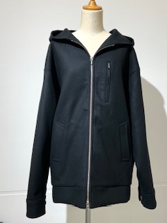 BOWTE　WOOL　MELTON　HOODED　BLOUSON　(BLACK)