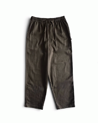 DESCENDANT SHORE TWILL BEACH TROUSERS (オリーブドラブ)