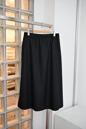 SOFIE D'HOORE A-LINE SKIRT SIDE POCKET (CHARCOAL)