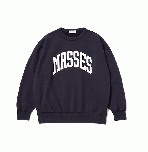 MASSES SWEAT CREW ARCH WASH (ネイビー)