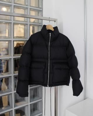 AURALEE  LIGHT NYLON RIPSTOP DOWN BLOUSON (BLACK)