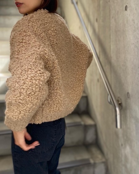 ARTWORK 福岡 CLANE(クラネ) TEDDY BEAR HAND KNIT TOPS/正規通販