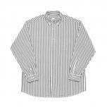 SEQUEL FLY FRONT SHIRT (SQ-25AW-SH-03/ブラック)