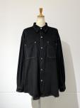 Shinzone SUEDE SHIRT (BLACK)