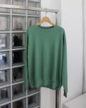 AURALEE SUPER HIGH GAUGE SWEAT P/O (GREEN)