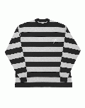 SEQUEL BORDER LONG SLEEVE T-SHIRT (ブラック×グレー)