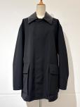 AURALEE WOOL MAX CANVAS BLOUSON (BLACK)