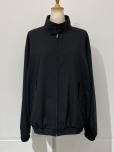 AURALEE SUPER FINE TROPICAL WOOL ZIP BLOUSON/BLK