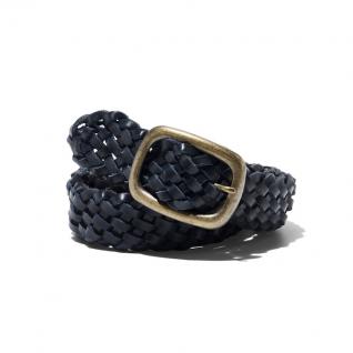 SEQUEL WOVEN BELT (SQ-26SS-GD-01/BLACK)